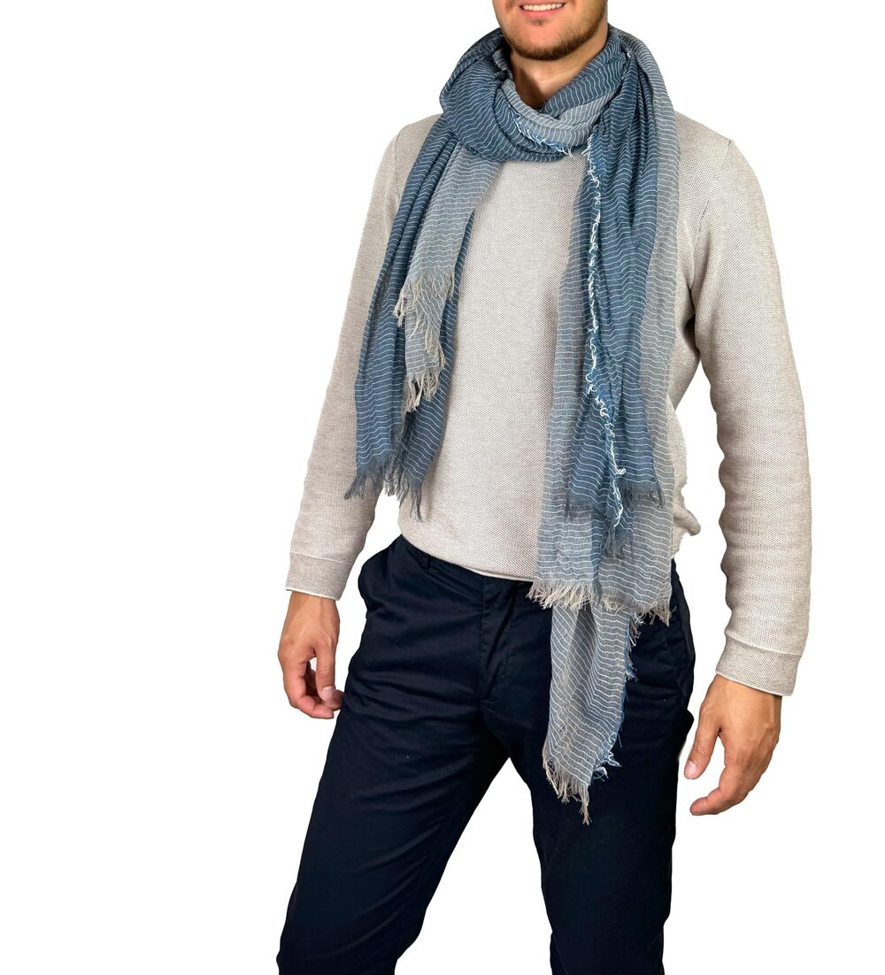 5549 Scarf Lightweight Paisley Fashion Scarves Man Gentleman Fall Winter